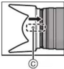 PANASONIC HFSA14140GC - ■ Gegenlichtblende aufsetzen (Mitgeliefertes Zubehör) - 3