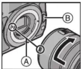 PANASONIC HFSA14140GC - Installazione/Rimozione dell'obiettivo - 2
