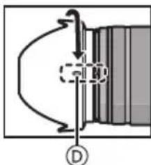 PANASONIC Lumix HFSA14140E - Installazione del paraluce (Accessorio in dotazione) - 4