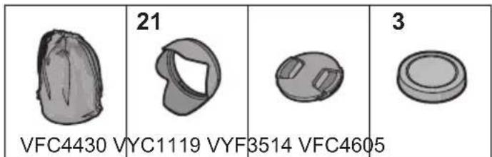 PANASONIC Lumix HFSA14140E - Accesorios suministrados - 1