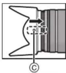 PANASONIC Lumix HFSA14140E - Unión de la visera del objetivo (Accesorio suministrado) - 3