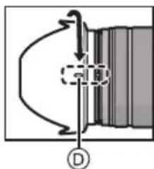 PANASONIC Lumix HFSA14140E - Attaching the Lens Hood (Supplied Accessory) - 4
