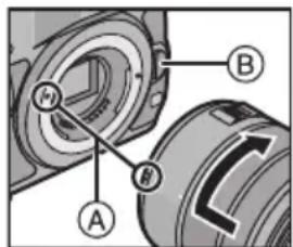 PANASONIC Lumix HFSA14140E - Installazione/Rimozione dell'obiettivo - 2