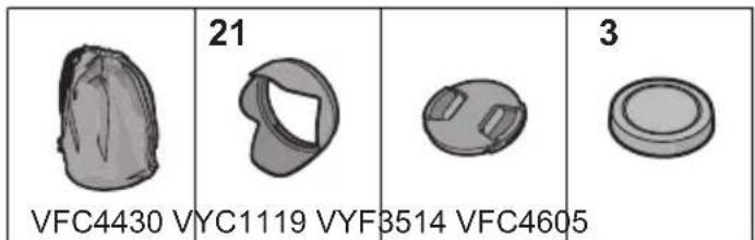 PANASONIC Lumix HFSA14140E - Supplied Accessories - 1
