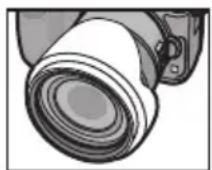 PANASONIC Lumix HFSA14140E - Rimozione temporanea del paraluce - 2