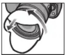 PANASONIC Lumix HFSA14140E - Rimozione temporanea del paraluce - 1