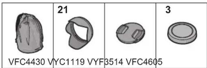 PANASONIC Lumix HFSA14140E - Beiliegendes Zubehör - 1