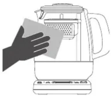 SAGE The Tea Maker BTM800 - REINIGUNG DER GLASKANNE - 1