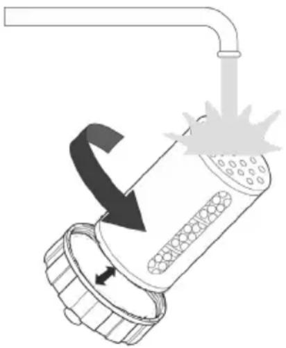 MEDISANA AH 675 - Cleaning the filter - 1