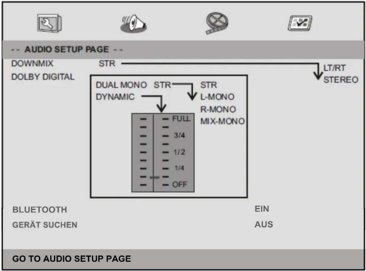 LENCO DVP947 - Audioinstallungen - 1