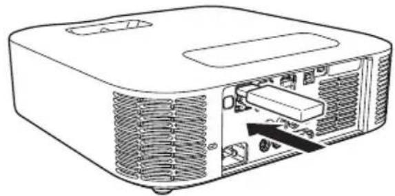 CASIO XJV110W - Pour raccorder une clé USB au projecteur - 1