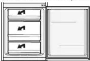 PANASONIC NRBN34AW1 - Vrieskast - 1