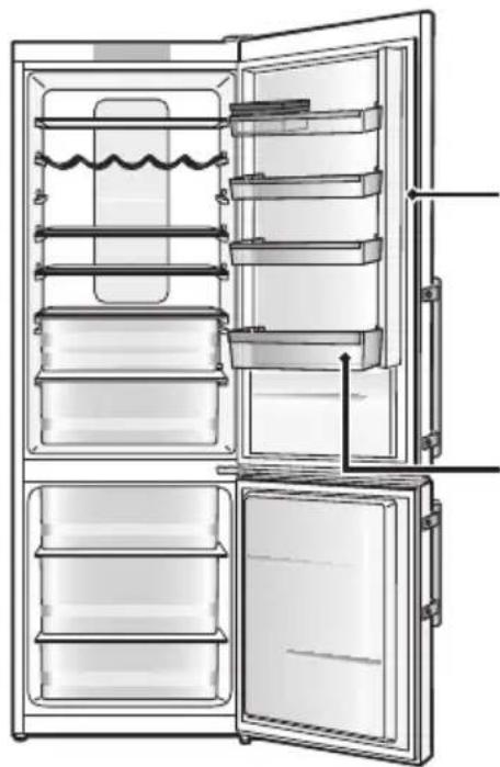 PANASONIC NRBN34AW1 - Vrieskast - 3