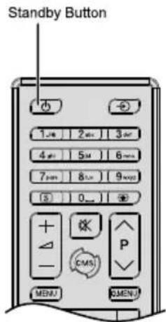 HITACHI UHD7510 - Mise en marche/Arrêt du téléviseur - 1