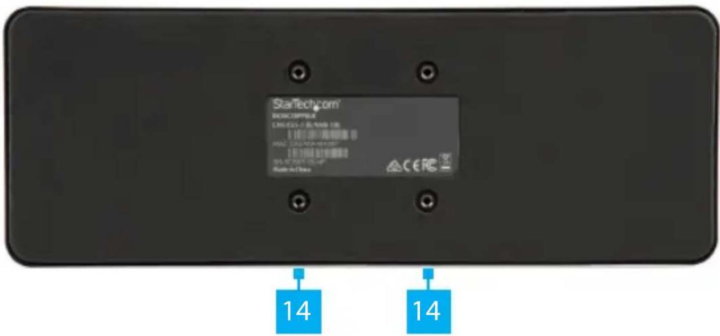 StarTech.com DK30C2DPPD - 底面 - 1