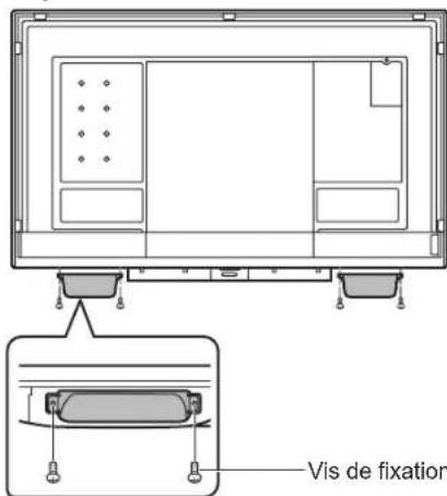 SHARP PN85TH1 - Fixation du cache de haut-parleur - 1