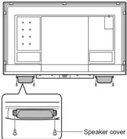SHARP PN85TH1 - ■Attaching the speaker covers - 1