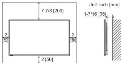 SHARP PN85TH1 - MOUNTING PRECAUTIONS - 2