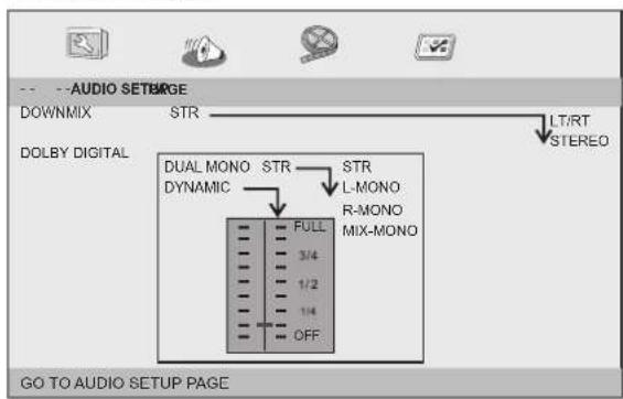 LENCO DVP940 - Audioinstallungen - 1