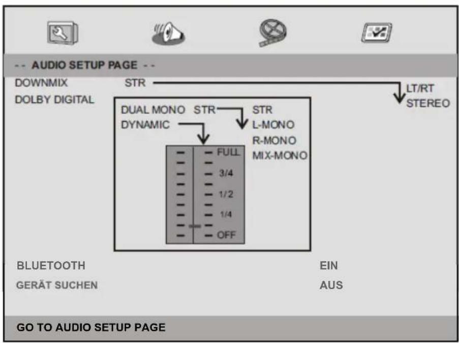 LENCO DVP1047 - Audioeinstellungen - 1
