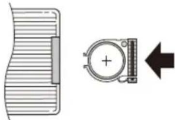 LENCO DVP1047 - Insert the battery - 2