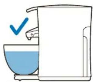 PHILIPS UpBeat SHB2505 - Die Maschine vor dem ersten Gebrauch durchspälen - 6