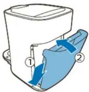 PHILIPS UpBeat SHB2505 - Flushing the machine before first use - 3