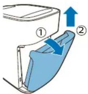 PHILIPS UpBeat SHB2505 - Flushing the machine before first use - 1