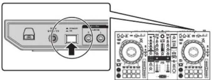 PIONEER DDJ800 - Sluit apparaten zoals luidsprekers met voeding of een versterker en componenten aan op de uitgangsaansluitingen [MASTER 1] of [MASTER 2]. - 4