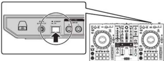 PIONEER DDJ800 - Verbinden Sie Geräte wie Aktivboxen, Endstufenverstärker oder Komponenten mit den [MASTER 1]- oder [MASTER 2]-Ausgangsbuchsen. - 4