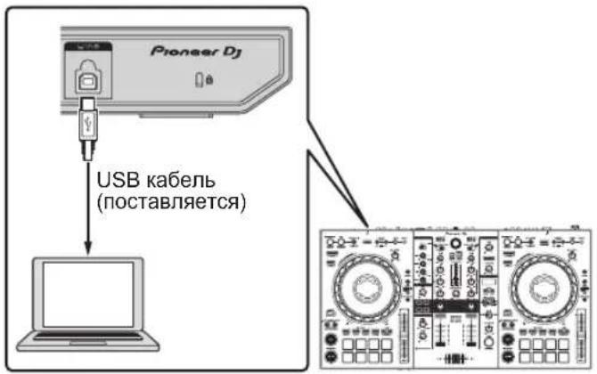 PIONEER DDJ800 - Подключите устройства, такие как громкоговорители или усилитель мощности, а также другие компоненты к разъему [MASTER 1] или [MASTER 2]. - 2