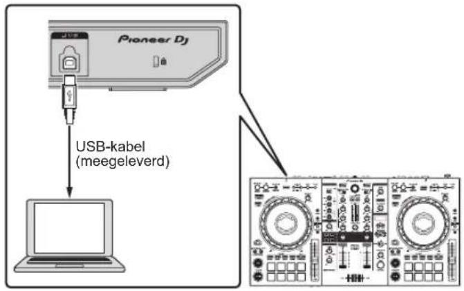 PIONEER DDJ800 - Sluit apparaten zoals luidsprekers met voeding of een versterker en componenten aan op de uitgangsaansluitingen [MASTER 1] of [MASTER 2]. - 2