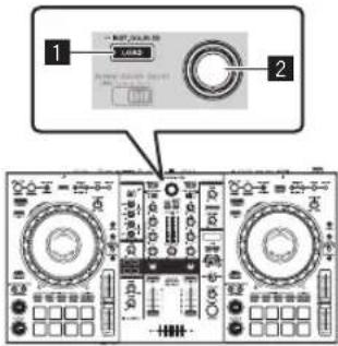 PIONEER DDJ800 - Carga de una pista en un deck de la unidad - 1