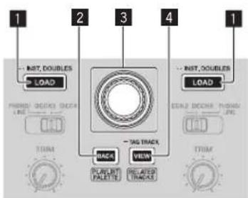 PIONEER DDJ800 - Sección del navegador - 1