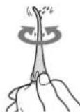 PANASONIC EW1311 - Place the nozzle in your mouth and close your mouth gently before pressing the power swit - 2