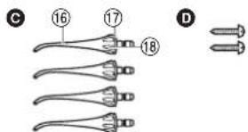 PANASONIC EW1311 - Identification des pieces - 5