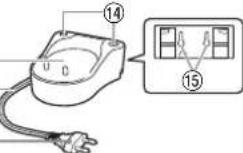 PANASONIC EW1311 - Bezeichnung der Bauteile - 5