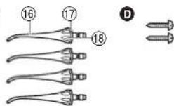 PANASONIC EW1311 - Identificacion de las partes - 7
