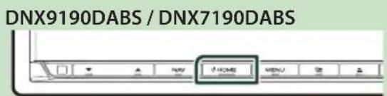 KENWOOD DNX5190DABS - Affiche I'écran d'ACCUEIL - 1