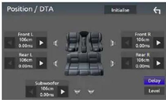 KENWOOD DNX5190DABS - Contrôle de DTA position - 1