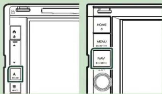 KENWOOD DNX5190DABS - Appuyez sur le bouton [NAV]A]. - 2