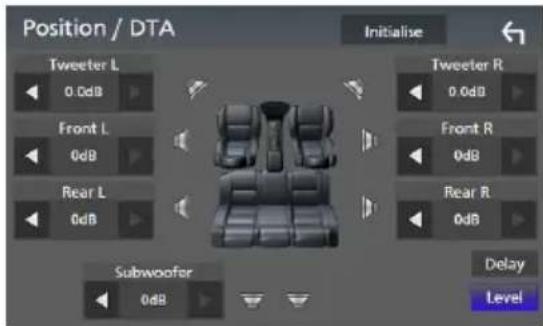KENWOOD DNX5190DABS - Contrôle de DTA position - 2