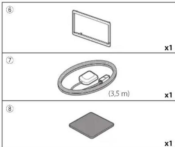 KENWOOD DNX5190DABS - Accessoires fournis pour l'installation - 2