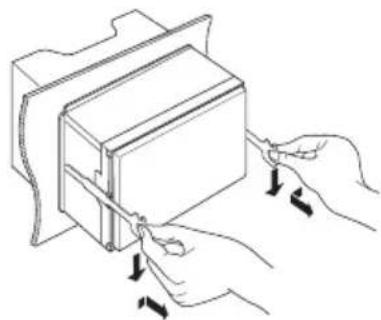 KENWOOD DNX5190DABS - Retrait de l'appareil - 2