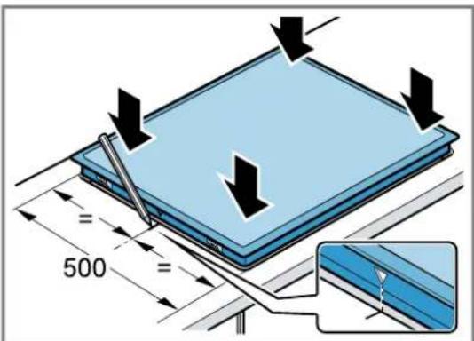 CONSTRUCTA CA321255 - Mise en place de la table de cuisson - 2