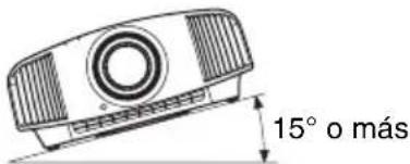 SONY VPLVW570ES - Inclínacion adelante/atras e izquierda/derecha - 2