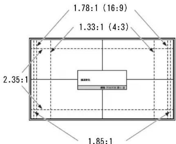 SONY VPLVW570ES - 鏡頭調整窗口 （測試模式） - 1