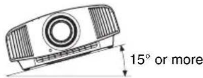 SONY VPLVW570ES - Tilting front/rear and left/right - 2