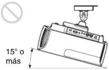 SONY VPLVW570ES - Inclínacion adelante/atras e izquierda/derecha - 5