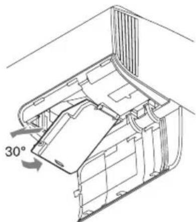 SONY VPLVW570ES - Remarque concernant le remplacement d'une lampe brisée en cas d'installation au plafond - 1